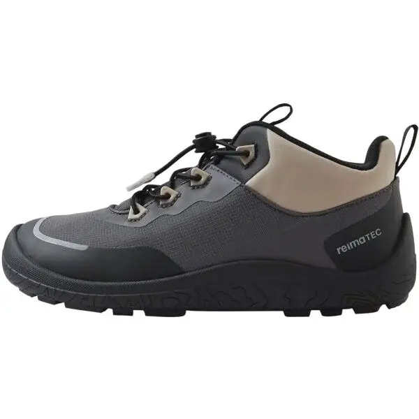 REIMA SANKARI Detské barefoot topánky s membránou, tmavo sivá, veľkosť