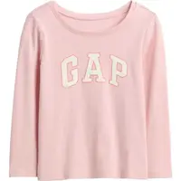 GAP V-FRCH LS LOGO TEE Detské tričko, ružová, veľkosť 4Y