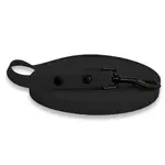 PafDog voděodolné HEXA stopovací vodítko ploché, 1,6 cm - černá PAF-922