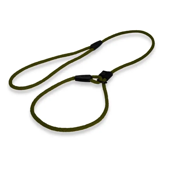 pafdog® Výcvikové stahovací vodítko 2v1 6mm, 7 délek, khaki zelené 12821/1