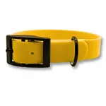 PafDog® Voděodolný gumový obojek pro psy ŽLUTÝ - šířka 2cm PAF-568