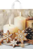 Igelitová vánoční taška vzor12 40x46x8 (s uchem)