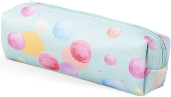 Penál etue mini - Modrá s puntíky