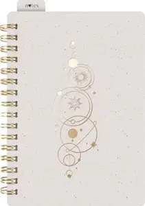 Blok se spirálou A6 linka 80l/80g krémový