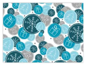 Balicí papír vánoční role LUX 5x100x70 (V239)