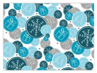 Balicí papír vánoční role LUX 5x100x70 (V239)