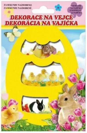 Velikonoční obtisky na vajíčka 779 košilky - živá zvířátka