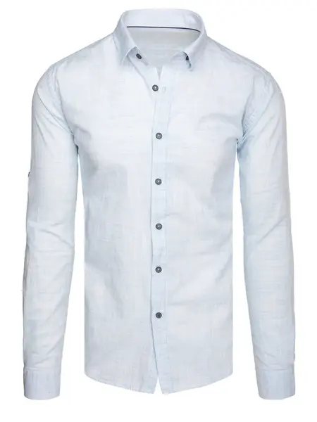 Koszula męska casualowa błękitna Dstreet