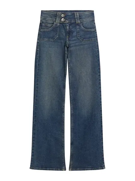 Bershka Džínsy  modrá