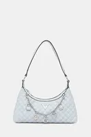 Kabelka Guess EVERLEE modrá barva, HWEY86 79180