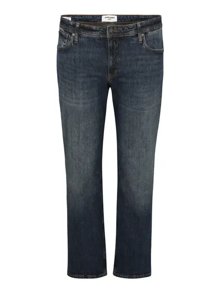 Jack & Jones Plus Džínsy 'JJIMIKE JJORIGINAL'  tmavomodrá