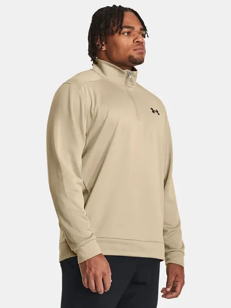 Pánská mikina Under Armour UA Armour Fleece 1/4 Zip-BRN - Pánské