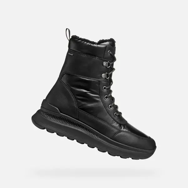 Černá dámská kotníková obuv Geox Spherica ACTIF X2 - Dámské