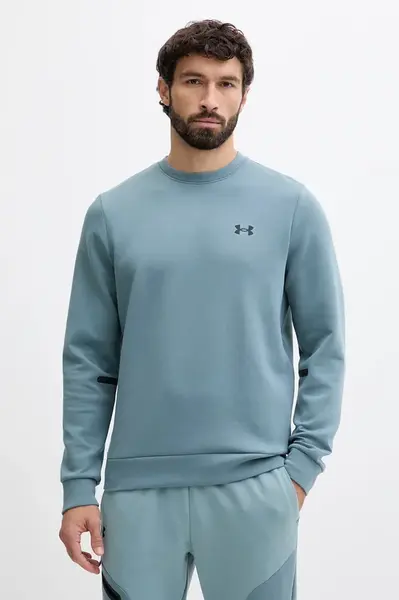 Mikina Under Armour Unstoppable Fleece Crew pánská, černá barva, 1389351