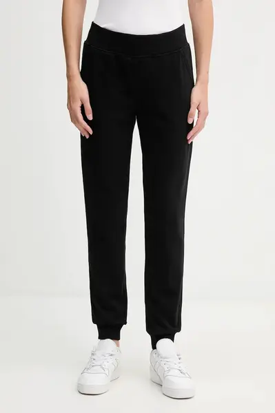 Tepláky United Colors of Benetton dámské, černá barva, 3WNW3F04R