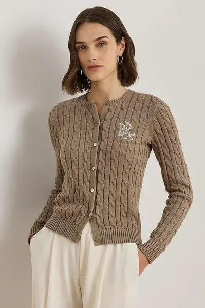 Bavlněný kardigan Lauren Ralph Lauren