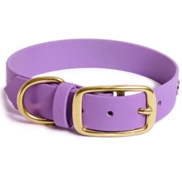 Bura Obojek fialový Biothane	| Obojek pro psy - M