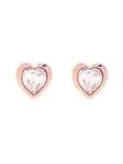 Ted Baker Náušnice 'HAN: CRYSTAL HEART EARRING'  ružové zlato