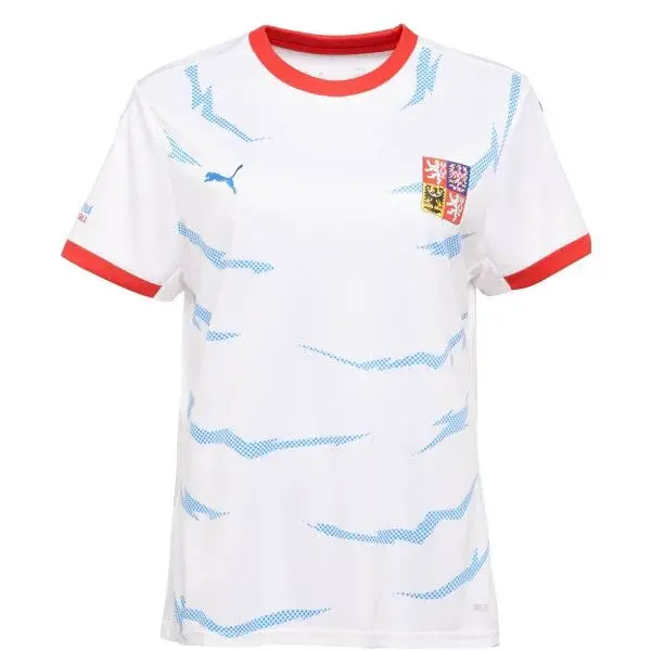 Puma CZECH HANDBALL JERSEY W AWAY Dámský sportovní dres na házenou, bílá, velikost