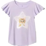 GAP FLIPPY Dívčí tričko, fialová, velikost
