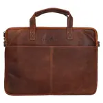 Pánská kožená taška na notebook Greenwood Egon - světle hnědá