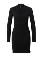 ABOUT YOU Pletené šaty 'Edda'  čierna