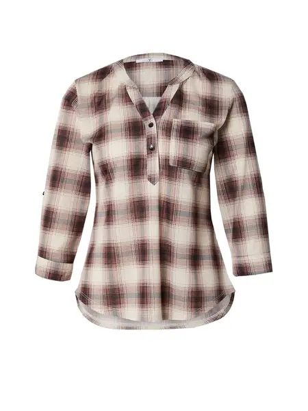 Hailys Blúzka 'Di44nara'  krémová / bordová / čierna