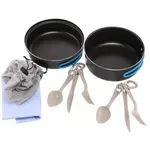 ALB ALPAMAYO Dvojdielna hliníková súprava nádob s teflónovou úpravou, mix, veľkosť