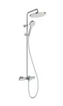 Ideal Standard Ceratherm T25N - Sprchový set s vaňovým termostatom, priemer 26 cm, 2 prúdy, chróm A8479AA