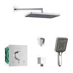 SANITINO - Sprchový set s termostatom a telesom pod omietku Hansgrohe, príslušenstvo kielle, chróm SANI21HKK012