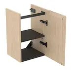 Ideal Standard Finesse - Skrinka pod umývadielko, 35x31x55 cm, 1 dvierka, pánty vpravo, biely dub E3403US