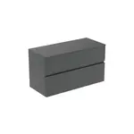 Ideal Standard Finesse - Umývadlová skrinka, 100x44x56 cm, 2 zásuvky, matný antracit E3424Y2