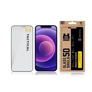 Ochranné sklo Tactical Glass Shield Privacy Stealth 5D pro Apple iPhone 12 Mini, černá