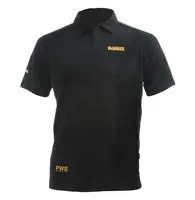 DeWALT - Pánske polotričko Rutland Performance, veľkosť XXL, čierna 48908/XXL