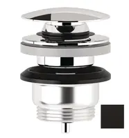 Kludi Rotexa - Umývadlová výpusť, ClickClack, matná čierna 1047039-00