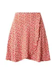 ABOUT YOU Sukňa 'Allie'  hrdzavo červená / biela