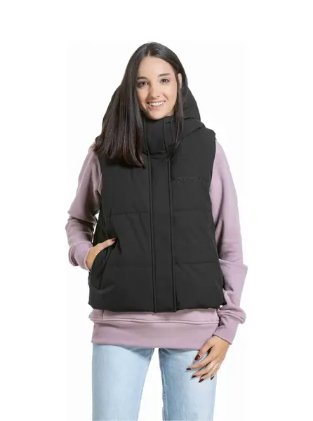 Meatfly dámská vesta Molly Black | Černá | Velikost XXL