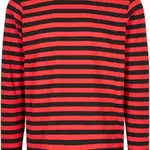 Regular Stripe LS vypalovaný/bl