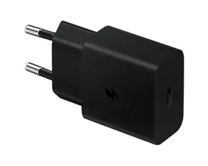 Samsung nabíječka s USB-C portem  EP-T1510 (15W) bez kabelu, Black