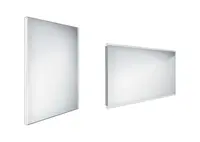 Nimco Zrcadla - Zrcadlo s LED osvětlením, 60x80 cm, hliník ZP 9002