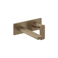 Kludi Renon - Umyvadlová baterie pod omítku, 2-otvorová instalace, kartáčovaný bronz 42244N175