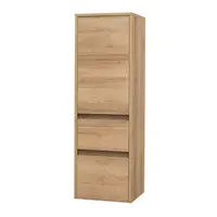 Mereo - Skříňka 40x125x36 cm, 2 zásuvky, 1 dvířka, levá, dub CN924LROZ1