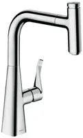 Hansgrohe M71 - Dřezová baterie M7115-H240 s výsuvnou sprškou, sBOX, chrom 73802000