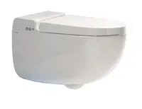 Kludi CleanTronic - Elektronický bidet s keramikou a dálkovým ovládáním, Rimless, Spiralflush, lesklá bílá 16WCW0143