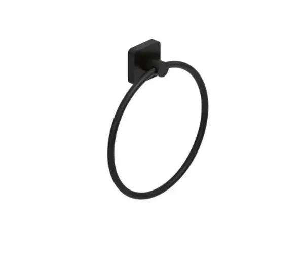 Kludi Vela S - Držiak uteráka, matná čierna 2597839