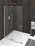 Polysan Modular Shower - Sprchová stena posuvná 100 cm, s pojazdmi, leštený hliník/číre sklo MS5-100