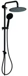 Novaservis Sprchové súpravy - Sprchový set bez batérie, 3 prúdy, matná čierna SET032,5