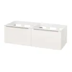 Mereo Mailo - Umývadlová skrinka 121x37x48 cm, 2 zásuvky, biela CN518S