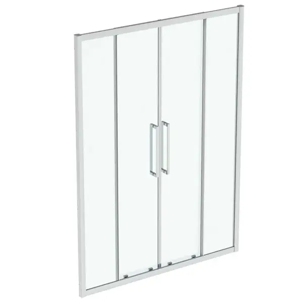 Ideal Standard i.Life - Posuvné sprchové dvere, štvordielne, 160 cm, silver bright/číre sklo T4953EO
