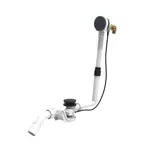 Laufen Príslušenstvo - Vaňová odtoková a prepadová súprava s napúšťaním, matná čierna H2951434500001